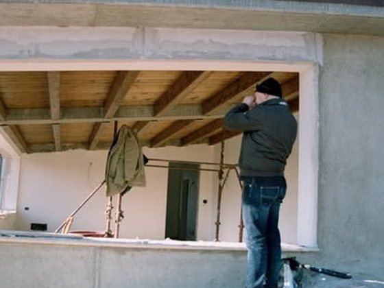 Gianluca Marsala fotografa un cantiere
